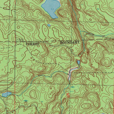 United States Geological Survey Mineral Lake, WI (1984, 24000-Scale) digital map