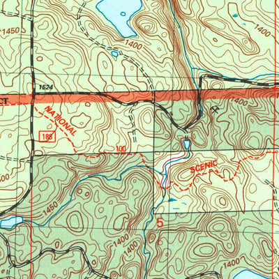United States Geological Survey Mineral Lake, WI (2005, 24000-Scale) digital map