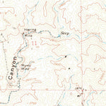 United States Geological Survey Mineral Mountain, AZ (1964, 24000-Scale) digital map
