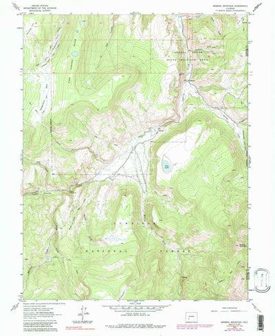 United States Geological Survey Mineral Mountain, CO (1963, 24000-Scale) digital map