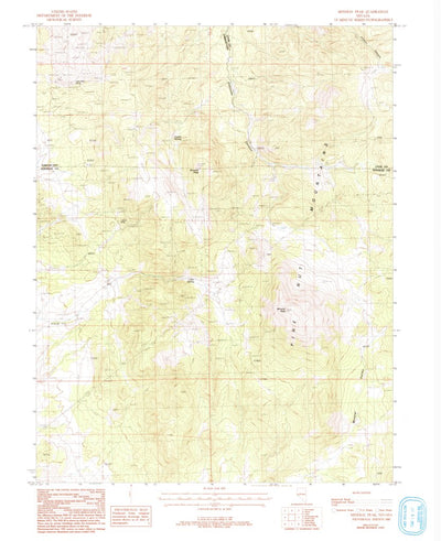 United States Geological Survey Mineral Peak, NV (1987, 24000-Scale) digital map