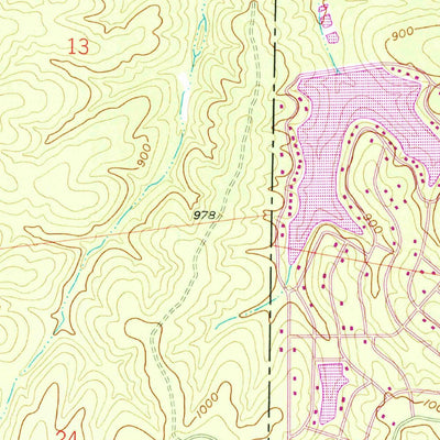 United States Geological Survey Mineral Point, MO (1958, 24000-Scale) digital map