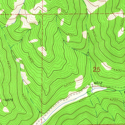 United States Geological Survey Mineral Ridge, MT (1965, 24000-Scale) digital map