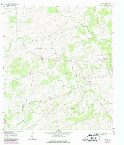United States Geological Survey Mineral, TX (1963, 24000-Scale) digital map