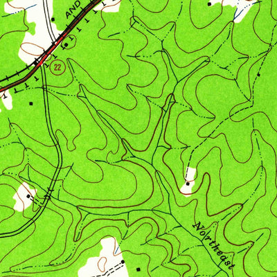 United States Geological Survey Mineral, VA (1942, 24000-Scale) digital map