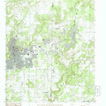 United States Geological Survey Mineral Wells East, TX (1984, 24000-Scale) digital map