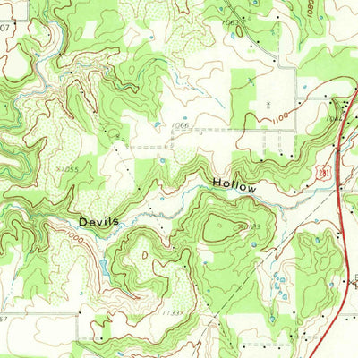 United States Geological Survey Mineral Wells, TX (1959, 62500-Scale) digital map