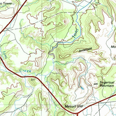 United States Geological Survey Mineral Wells, TX (1985, 100000-Scale) digital map
