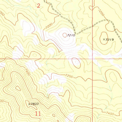 United States Geological Survey Miners Cabin Wash, UT (1972, 24000-Scale) digital map