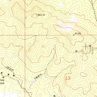 United States Geological Survey Miners Cabin Wash, UT (1972, 24000-Scale) digital map