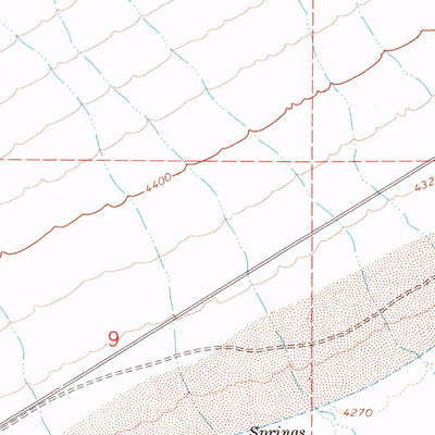 United States Geological Survey Miners Canyon, NV-UT (1971, 24000-Scale) digital map
