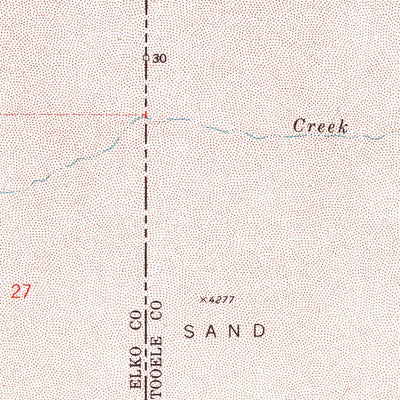 United States Geological Survey Miners Canyon, NV-UT (1971, 24000-Scale) digital map