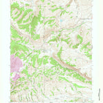 United States Geological Survey Miners Delight, WY (1954, 24000-Scale) digital map