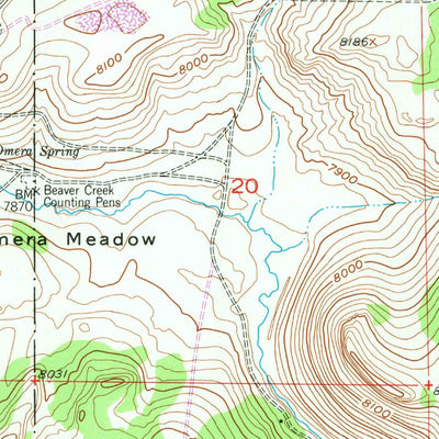 United States Geological Survey Miners Delight, WY (1954, 24000-Scale) digital map