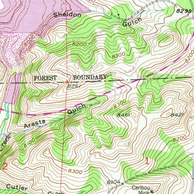United States Geological Survey Miners Delight, WY (1954, 24000-Scale) digital map