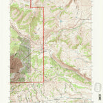 United States Geological Survey Miners Delight, WY (1991, 24000-Scale) digital map