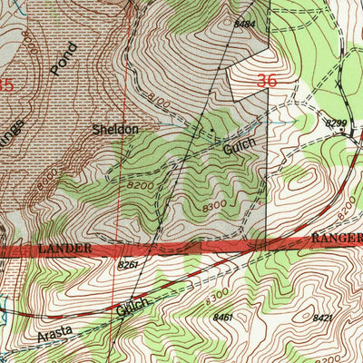 United States Geological Survey Miners Delight, WY (1991, 24000-Scale) digital map