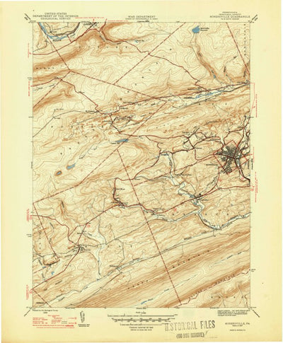 United States Geological Survey Minersville, PA (1947, 31680-Scale) digital map