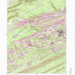 United States Geological Survey Minersville, PA (1955, 24000-Scale) digital map