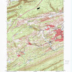United States Geological Survey Minersville, PA (1999, 24000-Scale) digital map