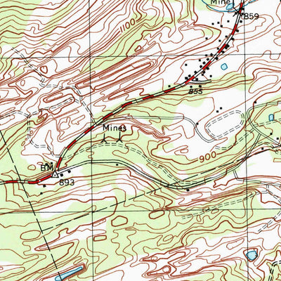 United States Geological Survey Minersville, PA (1999, 24000-Scale) digital map