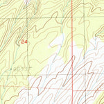 United States Geological Survey Minersville Reservoir, UT (1986, 24000-Scale) digital map