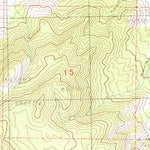 United States Geological Survey Minersville Reservoir, UT (1986, 24000-Scale) digital map
