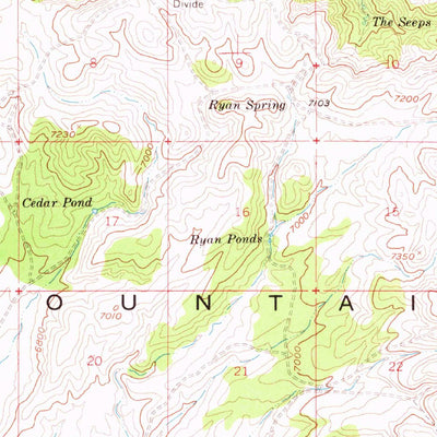 United States Geological Survey Minersville, UT (1958, 62500-Scale) digital map