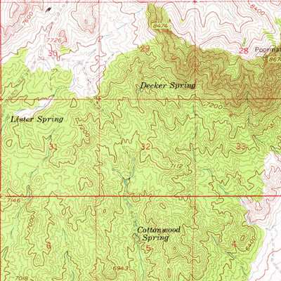 United States Geological Survey Minersville, UT (1958, 62500-Scale) digital map