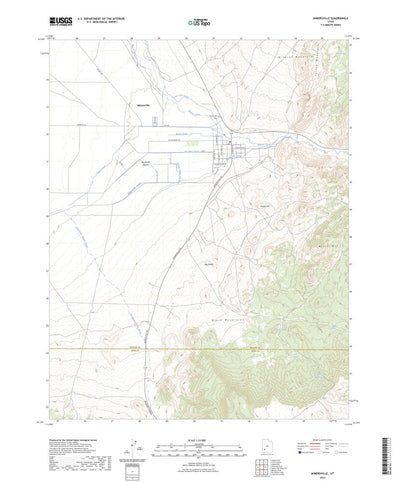 United States Geological Survey Minersville, UT (2023, 24000-Scale) digital map