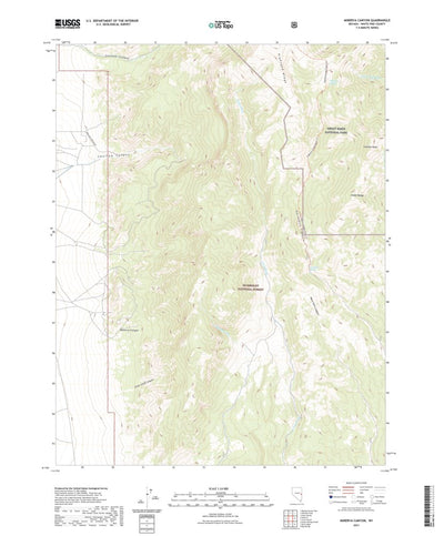 United States Geological Survey Minerva Canyon, NV (2021, 24000-Scale) digital map