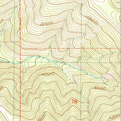 United States Geological Survey Minerva Peak, ID (1989, 24000-Scale) digital map