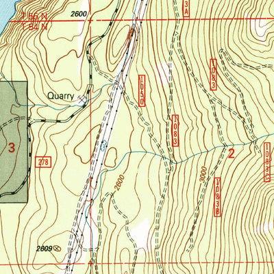 United States Geological Survey Minerva Peak, ID (1996, 24000-Scale) digital map