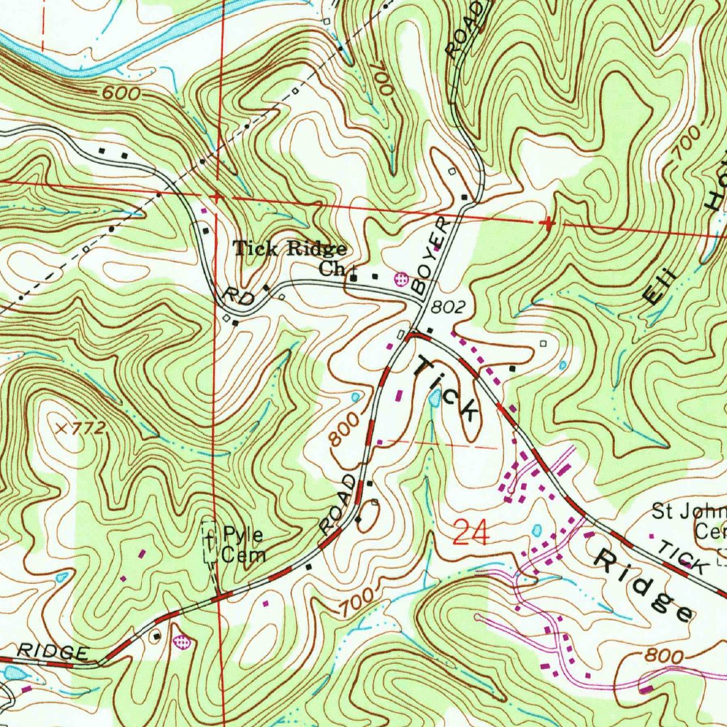 Minford, OH (1961, 24000Scale) Map by United States Geological Survey