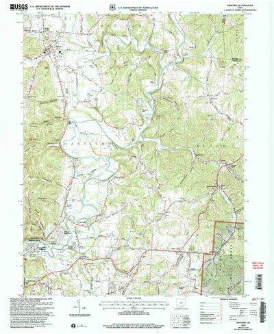 United States Geological Survey Minford, OH (2002, 24000-Scale) digital map