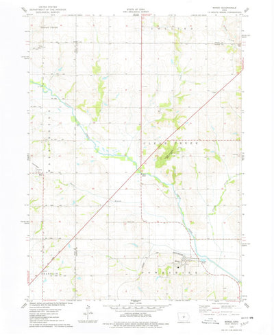 United States Geological Survey Mingo, IA (1975, 24000-Scale) digital map