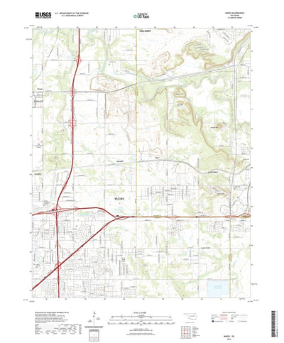 United States Geological Survey Mingo, OK (2022, 24000-Scale) digital map