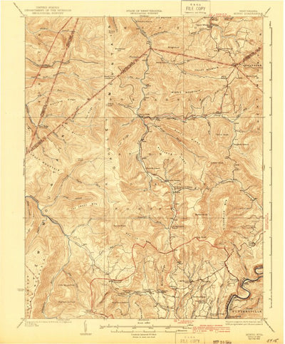 United States Geological Survey Mingo, WV (1925, 62500-Scale) digital map