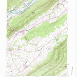 United States Geological Survey Mingoville, PA (1966, 24000-Scale) digital map
