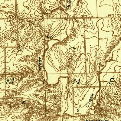 United States Geological Survey Minier, IL (1930, 48000-Scale) digital map