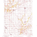 United States Geological Survey Minier, IL (1951, 62500-Scale) digital map