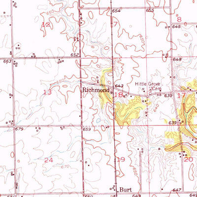 United States Geological Survey Minier, IL (1951, 62500-Scale) digital map