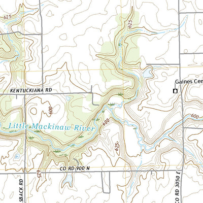 United States Geological Survey Minier, IL (2021, 24000-Scale) digital map