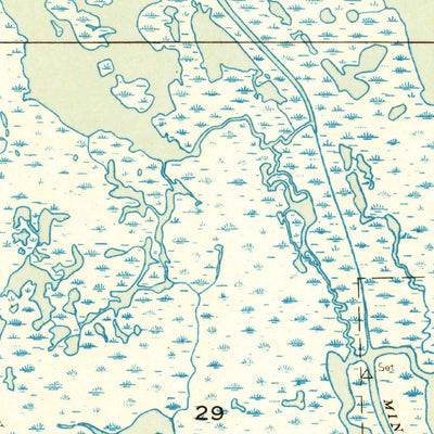 United States Geological Survey Mink Bayou, LA (1946, 31680-Scale) digital map