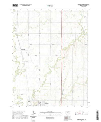 United States Geological Survey Minneapolis North, KS (2022, 24000-Scale) digital map
