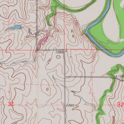 United States Geological Survey Minneapolis South, KS (1965, 24000-Scale) digital map