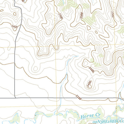 United States Geological Survey Minnehaha Creek South, MT (2020, 24000-Scale) digital map