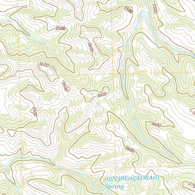 United States Geological Survey Minnehaha Creek South, MT (2020, 24000-Scale) digital map