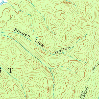 United States Geological Survey Minnehaha Springs, WV-VA (1962, 24000-Scale) digital map