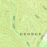 United States Geological Survey Minnehaha Springs, WV-VA (1962, 24000-Scale) digital map